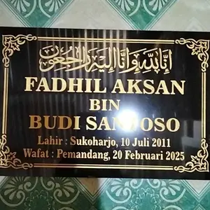 BATU NISAN GRANIT / KRAMIK 20X30 CM_hanya lempengan