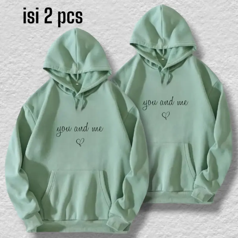 ( ISI 2 JAKET ) jaket couple YOU AND ME / Sweater couple pasangan 2 pcs tebal / Sweater couple pacar / Hodie couple pasangan / jaket couple pasangan terbaru 2023 / jaket couple pasangan pacar 2pcs / Baju couple pacar / Baju couple pacar kekinian 2023 2