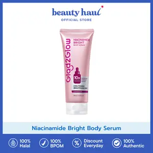 GLAD2GLOW Niacinamide Bright Body Serum | Perawatan Tubuh