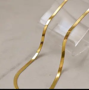 casandra titanium model pipih Jewellery Kulit Elegan suara hati Kalung