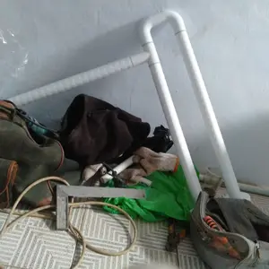 Handle Kamar Mandi Pegangan Bathub Bathroom Grab Dengan Bahan Stainless Anti Slip 60cm 2476 2477 Putih