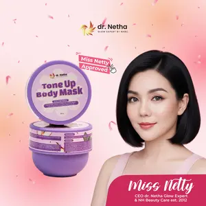Tone Up Body Mask dr. Netha Glow Expert Pencerah Kulit Kusam Instan | Glowing & Kenyal