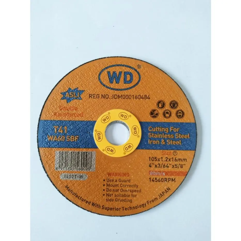 Batu Gerinda Potong / Potong 4" / 4 inch / 4x1,2 WD asli