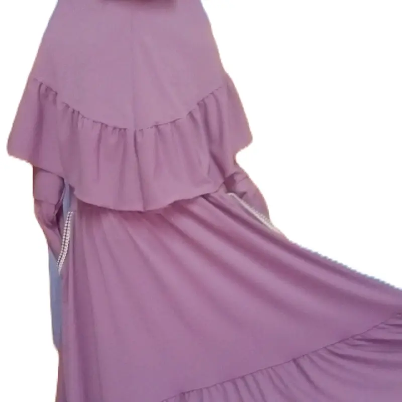 promo 100rb dapet 3 pcs gamis anak set hijab jersy Fashion 3
