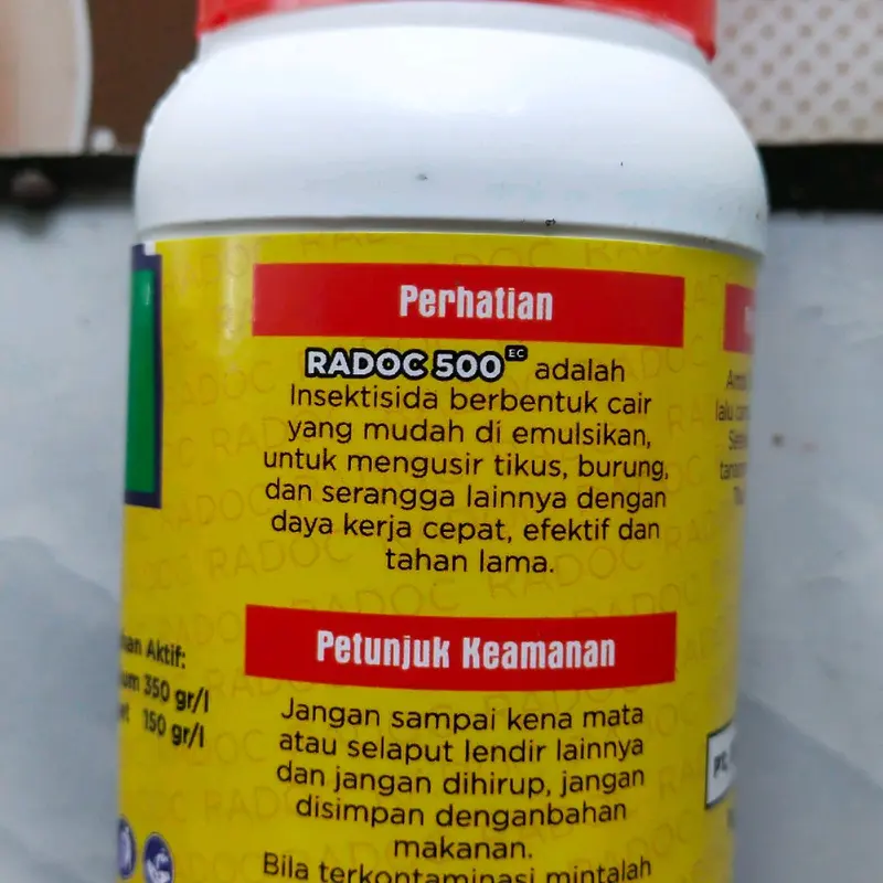RADOC 100 ml Insektisida Pengusir Tikus, Burung pipit dan Serangga. Efektif dan tahan lama Tanaman Pembasmi 2