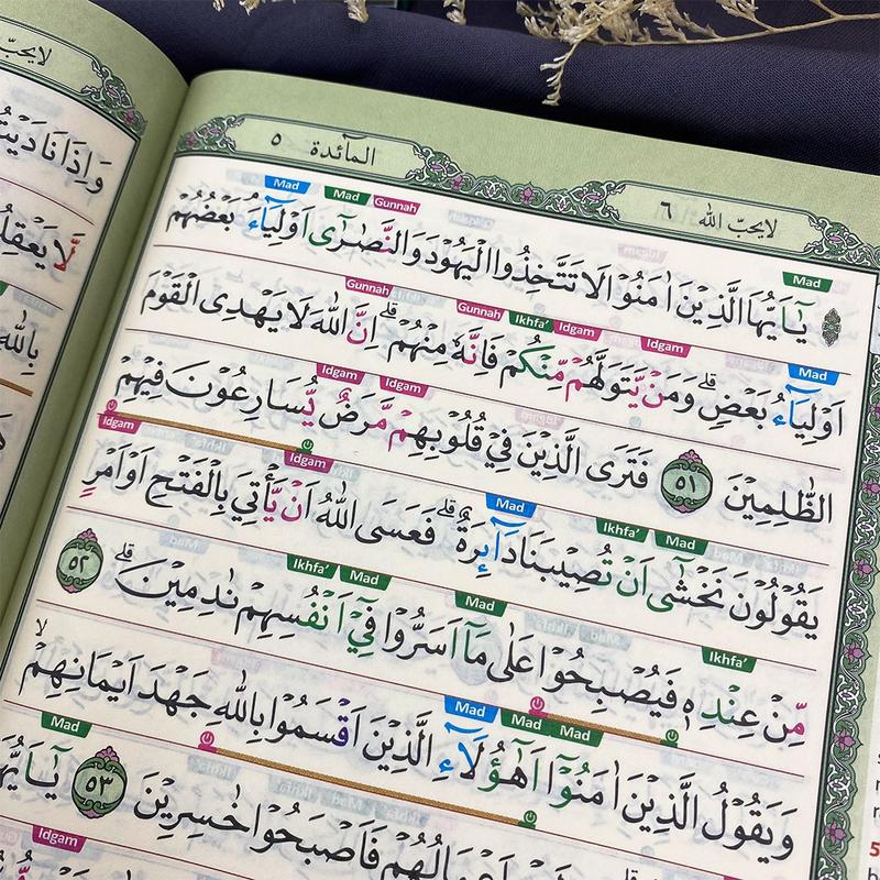 Product Introduction of Al-Quran At-Tajwid Ukuran JUMBO A4 HC Terjemah Waqaf Ibtida' Mushaf Al Qur'an At Tajwid Cocok Untuk Pemula Orantua Orang Tua Lansia Tajwid Warna Mudah Kolom Pelajaran Tajwid Waqof Ibtida Penerbit Ummul Qura 32