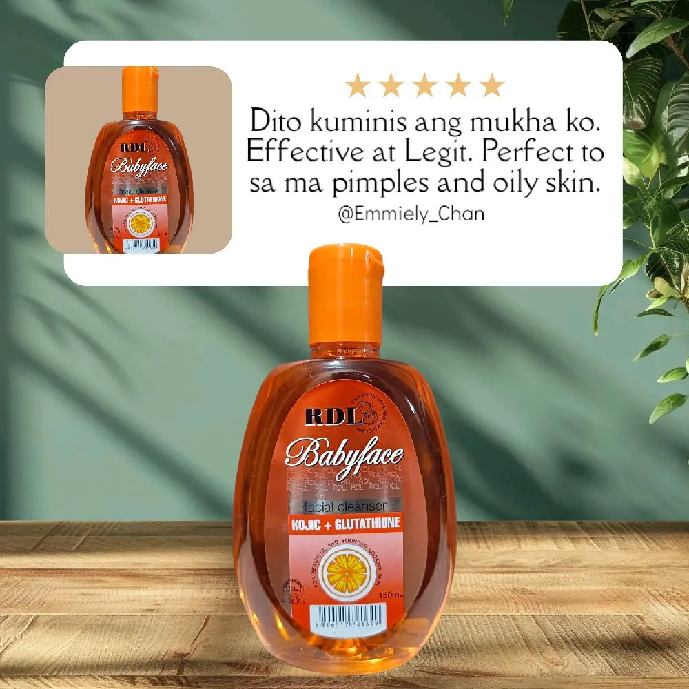 RDL KOJIC+GLUTATHIONE FACIAL CLEANSER 75mL & 150mL Cleansing Skin Repair Comfort Skincare Clear - TikTok Shop Philippines RDL KOJIC+GLUTATHIONE FACIAL CLEANSER 75mL & 150mL Cleansing Skin Repair Comfort Skincare Clear - TikTok Shop Philippines