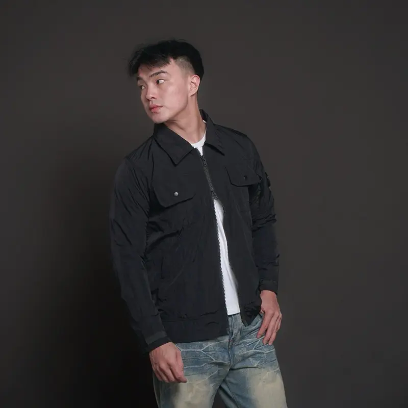 Overshirt Nylon Black Arm Lens 0