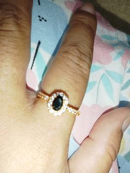 Product Review of Cincin Wanita Model Mata Oval Warna Biru Hijau Elegan Aksesoris Perhiasan Rings Elegan Dewasa Hadiah from 💕**💕 0