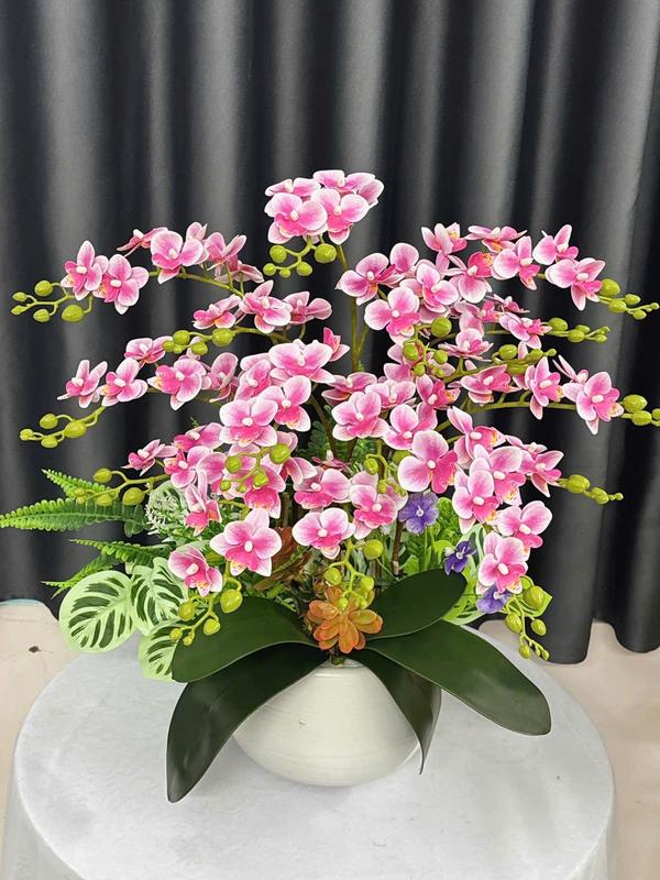  Combo 14 nhánh tiểu hồ điệp cắm trên chậu gốm sứ    cắm sẵn  trang trí decor phòng nhà cửa trang trí bàn 