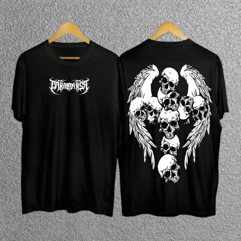 Kaos Distro Motif Machine Head Sablon Digital Printing Unisex Lengan Pendek - Keren, Dewasa, Panjang, Pria, Oblong, Katun 3