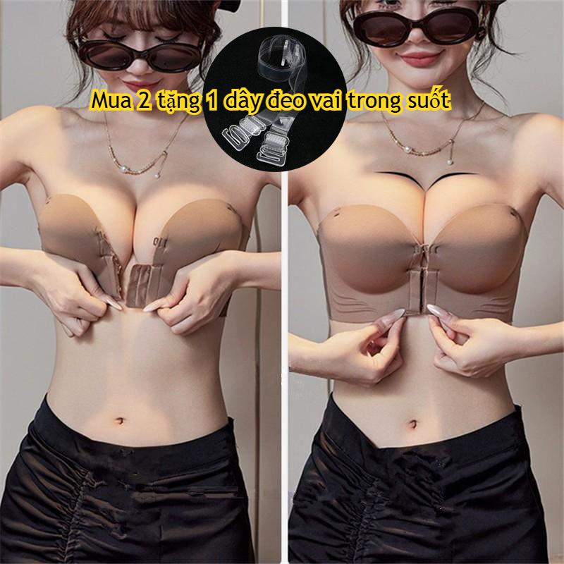 Áo Ngực Không Dây, Phong Cách Cô Gái Trẻ, Nút Trước Bằng Bọt Biển Dày, Cỡ Nhỏ Áo Ngực Nữ, SAS