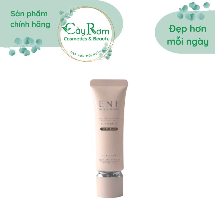  Mẫu Mới  Kem chống nắng nâng tone trẻ hóa trắng da ENF The Skin Essentials SPF47  PA+++ 