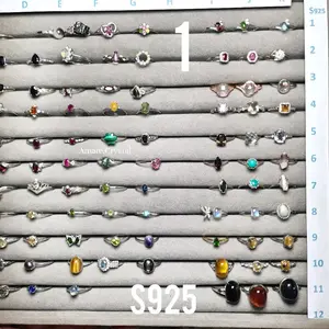 Ring Crystal Cincin Batu Alam Kristal Perhiasan Aksesoris Jewelry