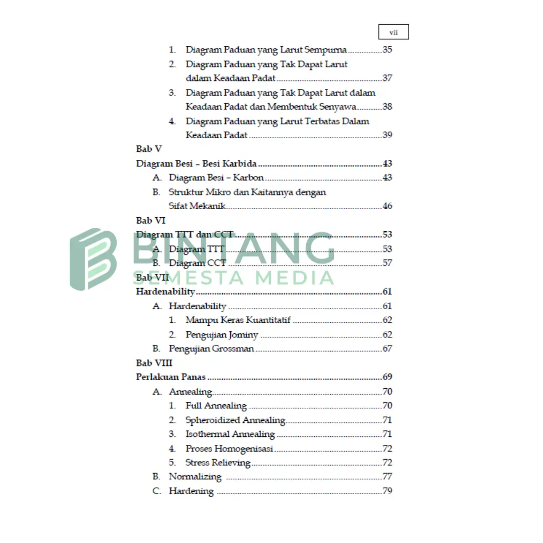 Metalurgi - Buku Program Studi Teknik Mesin - Muktar Sinaga, S.T., M.T. Ir Andi Saidah, M.T.