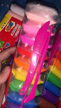 Product Review of Clay Polymer Mainan Anak Isi 12pcs Edukasi Slime Clay Dough Colour Play JM Permainan from k**a 3