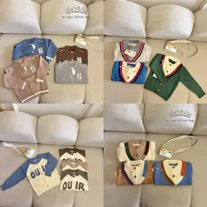 sweater rajut premium bayi anak laki laki (3 bulan-3tahun)
