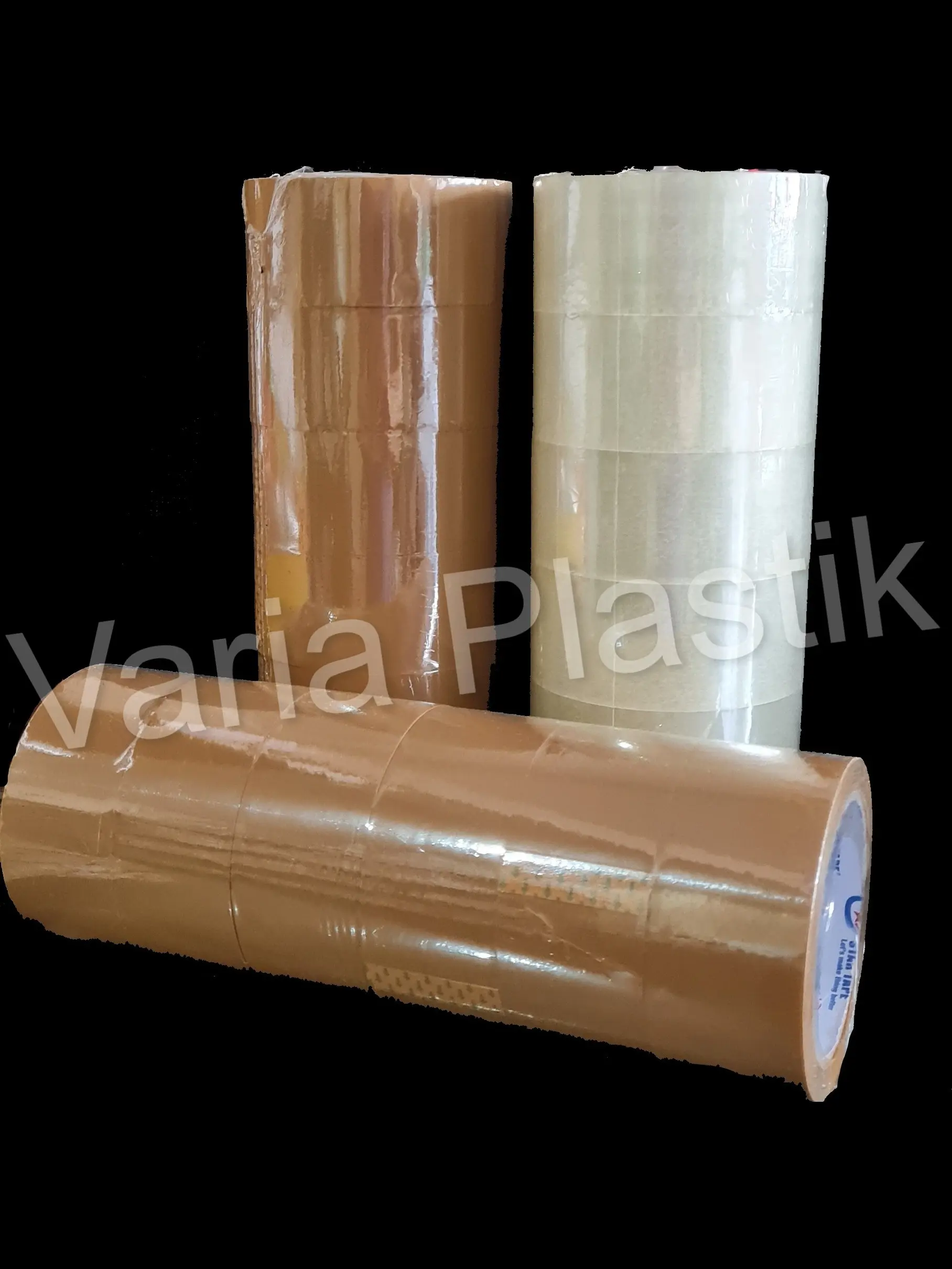 Isolasi / lakban / Selotip Bening Coklat 45 mm x 90 Yard Kantor