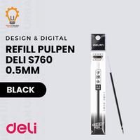 Gambar Refill Isi Ulang Pulpen Deli S76 0.5 mm Gel Ink Pen - Hitam dari URBAN GEEKS Kota Administrasi Jakarta Timur 1 Tokopedia