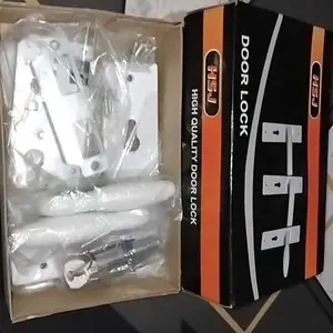 Gagang Kunci Pintu / Handle Pintu Komplit Ukuran Tanggung / Tanggung 20 cm Bulat Kotak HSJ POTTA