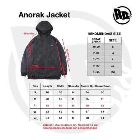 Rown Division Windbreaker Jacket || Darrel Blue Petrol Jaket Parasut