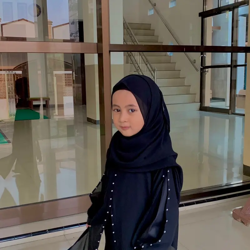 Gamis Abaya hitam anak Murah turkey 2