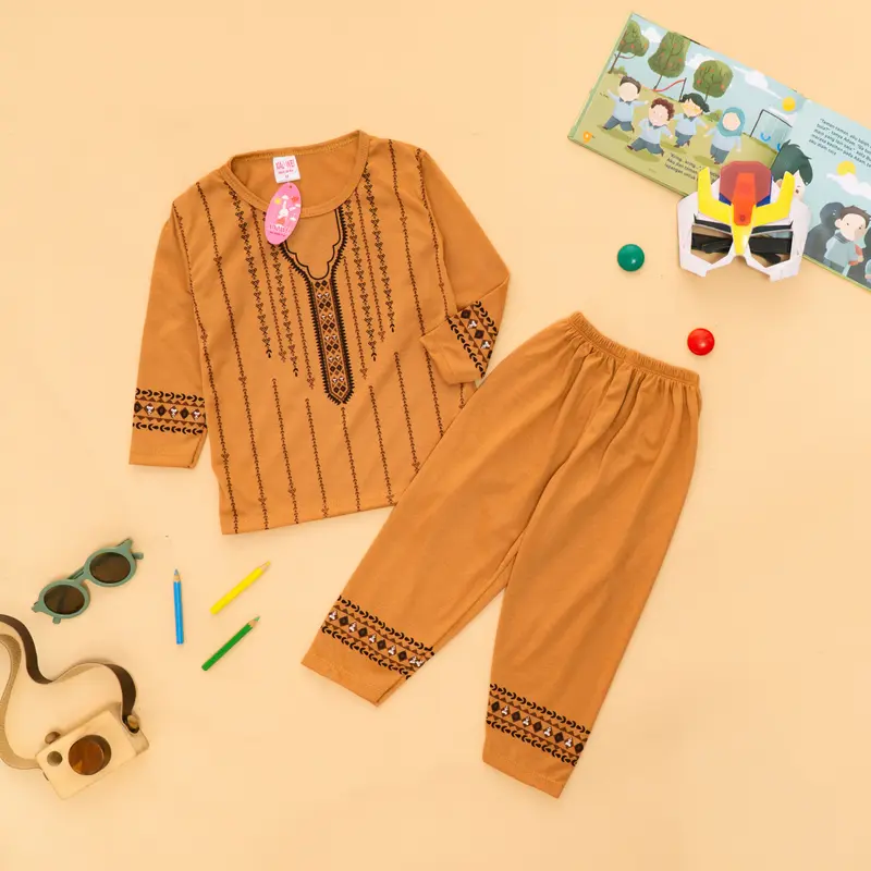 (ISI 5 SETEL) Setelan Anak Koko Baju Koko Muslim Wear/ Baju Anak Laki Laki / Baju Lebaran/ Setelan Bayi Laki Laki / Baju Anak Anak / Pakaian Bayi Usia 1 - 7 Tahun 2