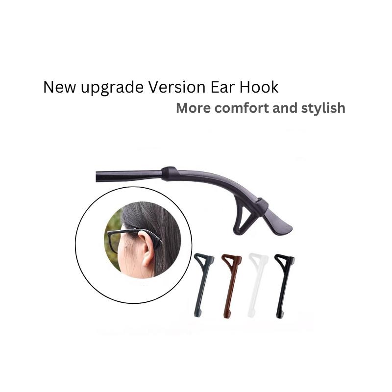 Product Introduction of New Silicone Flexible Anti-Slip Ear Hook temple tips Leg Set for Spectacles Sunglasses 12