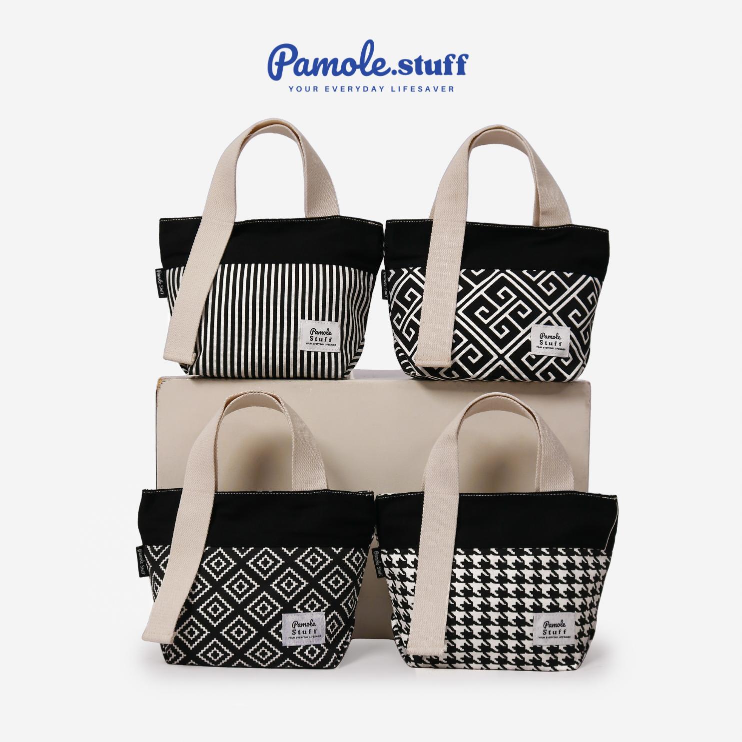 Pamolestuff Pouch Travelling Mini Totebag Bahan Kanvas - Nola Series Pamolestuff Pouch Travelling Mini Totebag Bahan Kanvas - Nola Series