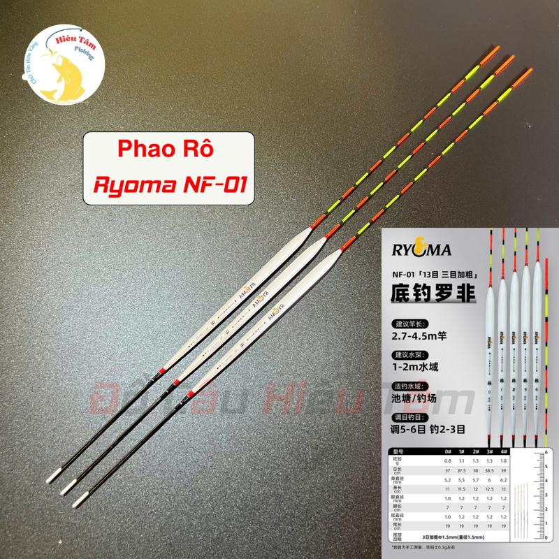  Phao Câu Rô Ryoma NF-01 chất liệu Nano tín hiệu Nhạy Chìm Nhanh phù hợp cần 3.6m - 4.5m 