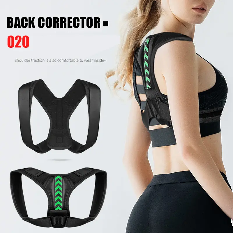 SG Back Posture Corrector - Adjustable Belt Strap Shoulder Spine Neck Lumbar Support Men Women Kids Healthcare Tools Brace