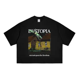 Emptythree Tshirt Boxy 16s Dystopia Katun S-XL