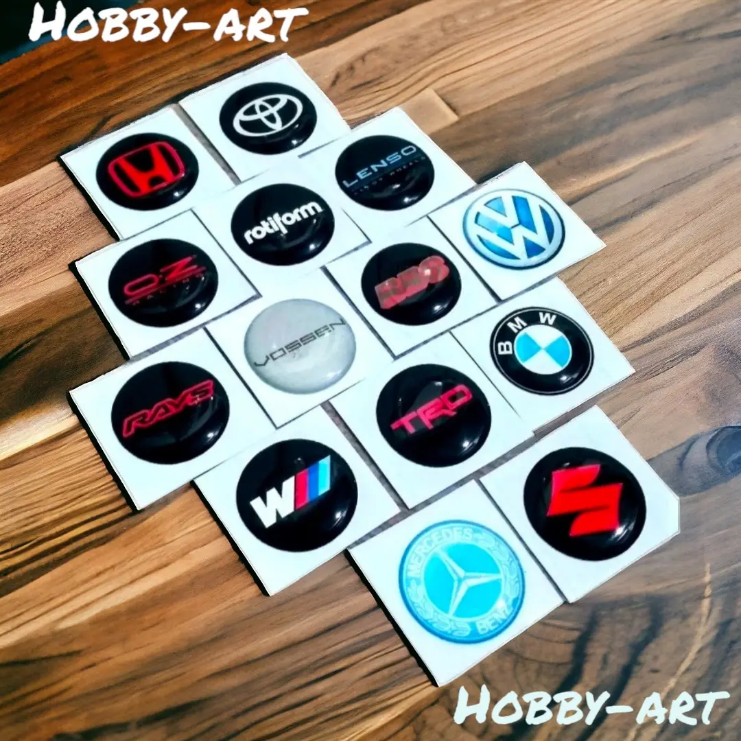 Sticker Timbul Dop Velg Mobil Custom