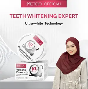 MeToo Volcanic Pumice Whitening Tooth Powder 50g / Whitening Tooth Powder / Probiotik / mengurangi noda pada gigi