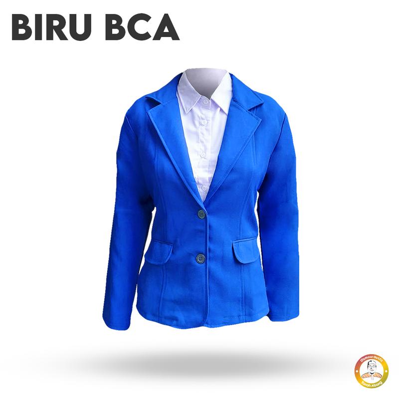 Jas Blazer Wanita Jas Kerja Kantor Cewe Polos Dewasa Anak Jaket Blezer Cewek Pakaian Formal Kantoran Dasar Hitam Abu  Bahan Panjang Kancing Jumbo Big Size Cardigan Rompi Outer Perempuan  Ootd Korean Style Seragam Slimfit 5