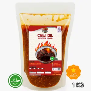 Chili Oil Original Halal DEJOZZ Food 1 KG| Sambal Minyak Pedas Serbaguna