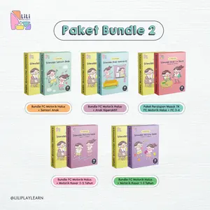 Lili Play Learn - Bundling Flashcard Ide Stimulasi anak - Anak Usia 1-5 Tahun