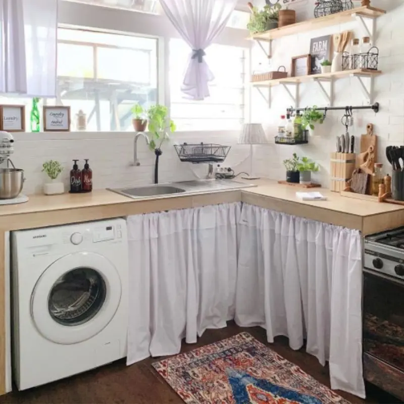 GORDEN KOLONG DAPUR TINGGI 50,60,70,75,80,85,100 MINIMALIS MODERN AESTHETIC POLOS PREMIUM penutup 3