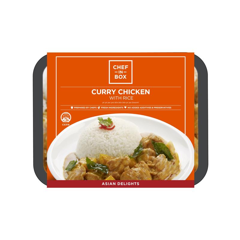 Chef-in-Box Curry Chicken with Rice - TikTok Shop Singapore