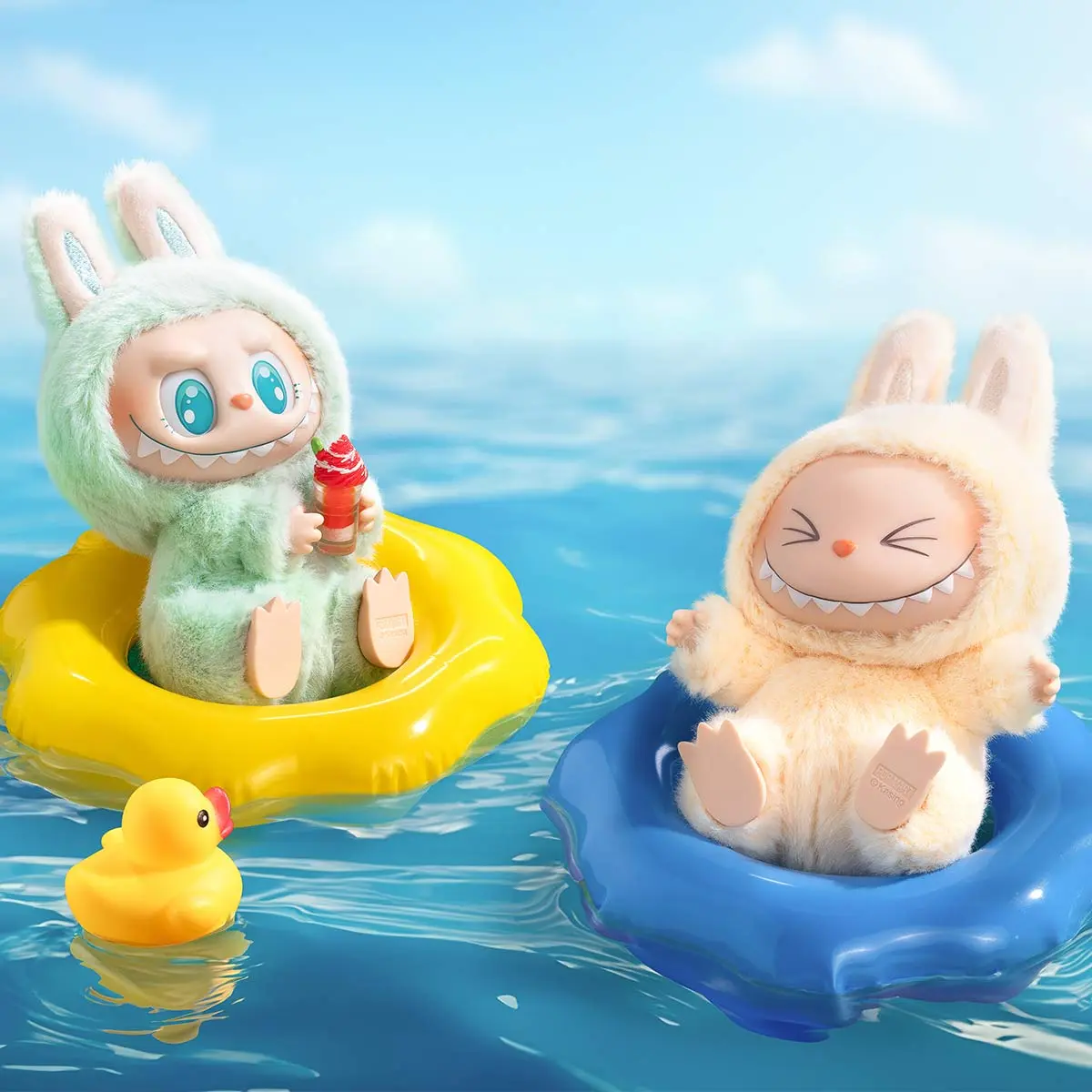 POP MART THE MONSTERS - Have a Seat Vinyl Plush Blind Box Figure Art Toy ฟิกส์ชันน กล่องจุ่ม แท็กซีเคร็ท ของขวัญ Labubu, Tycoco, Zimomo, Mokoko