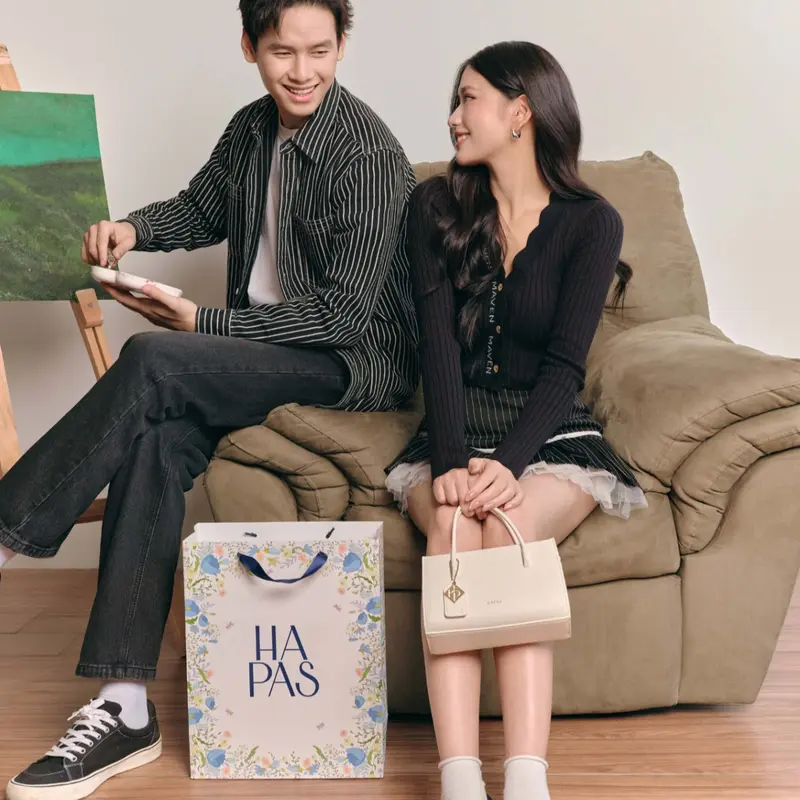 [Set Quà Tặng] Hộp "Thương" HAPAS - Bộ Quà Túi Xách Ví Nước Hoa Cao Cấp - TXT240865 5