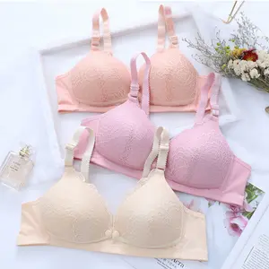 MINA ISI 3 PCS Bra Bh Menyusui Busui Busa Tanpa Kawat Kait 3 Polini BH IBU HAMIL NURSING MATURE Katun G422 Bumil