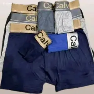 1 BOX ISI 3 PCS Celana Dalam Boxer Pria Bahan Catton Spandex Nyaman & Lembut ANTI SLIP Size M L XL XXL | Kekinian