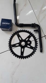 Product Review of Crankset crank gir langsung sepeda ukuran 16 dan 20 Unicycle Tersedia Engkolan Saja from g**h 0