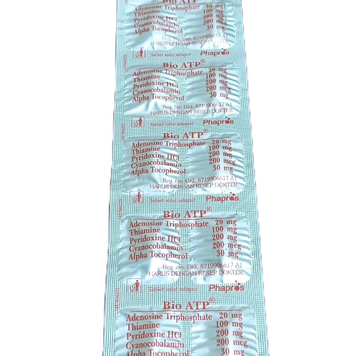 bio atp kaplet suplemen makanan tambahan / strip 10 tablet