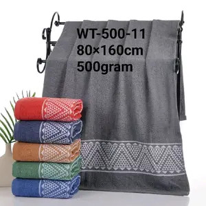 PAKET 3PCS HANDUK MANDI JUMBO - UK80 X160CM  500 GR - BAHAN KATUN