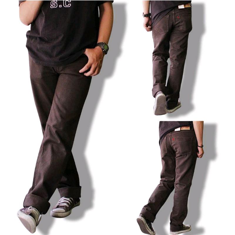 celana jeans pria standar standart regular berkualitas original 4