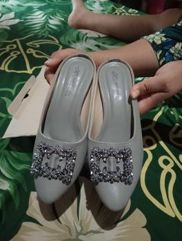 Product Review of HMF Yuiko High Heels Mules Wanita 7 cm AR08 from h**i k**u 1