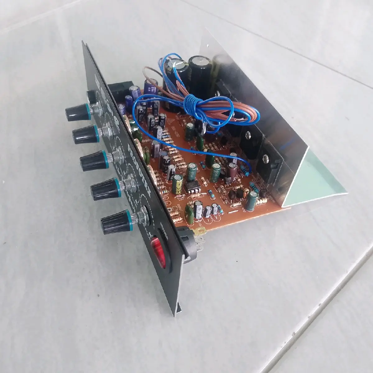 Kit ampli aktif speaker stereo tip 2955 3055 dengan filter subwoofer Amplifier Rumah