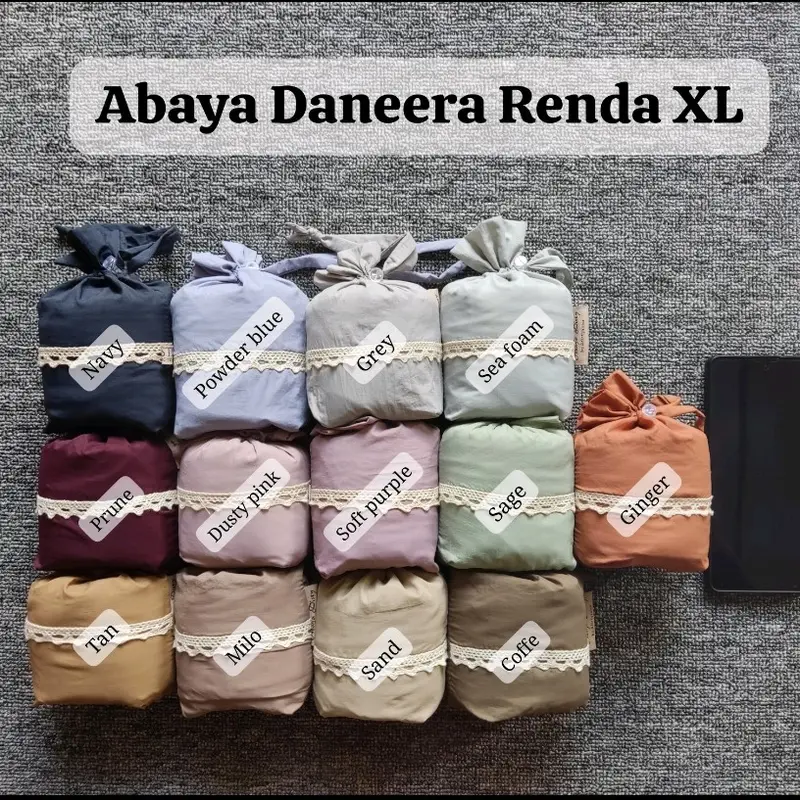 Abaya Daneera Motif Mini Pocket // Mukena Abaya Treveling // Abaya Mini Trevel // Abaya Treveling Polos 7